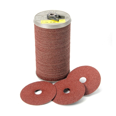 United Abrasives/Sait Alum Oxide Fiber Disc2A4x58 36xPK100 50001